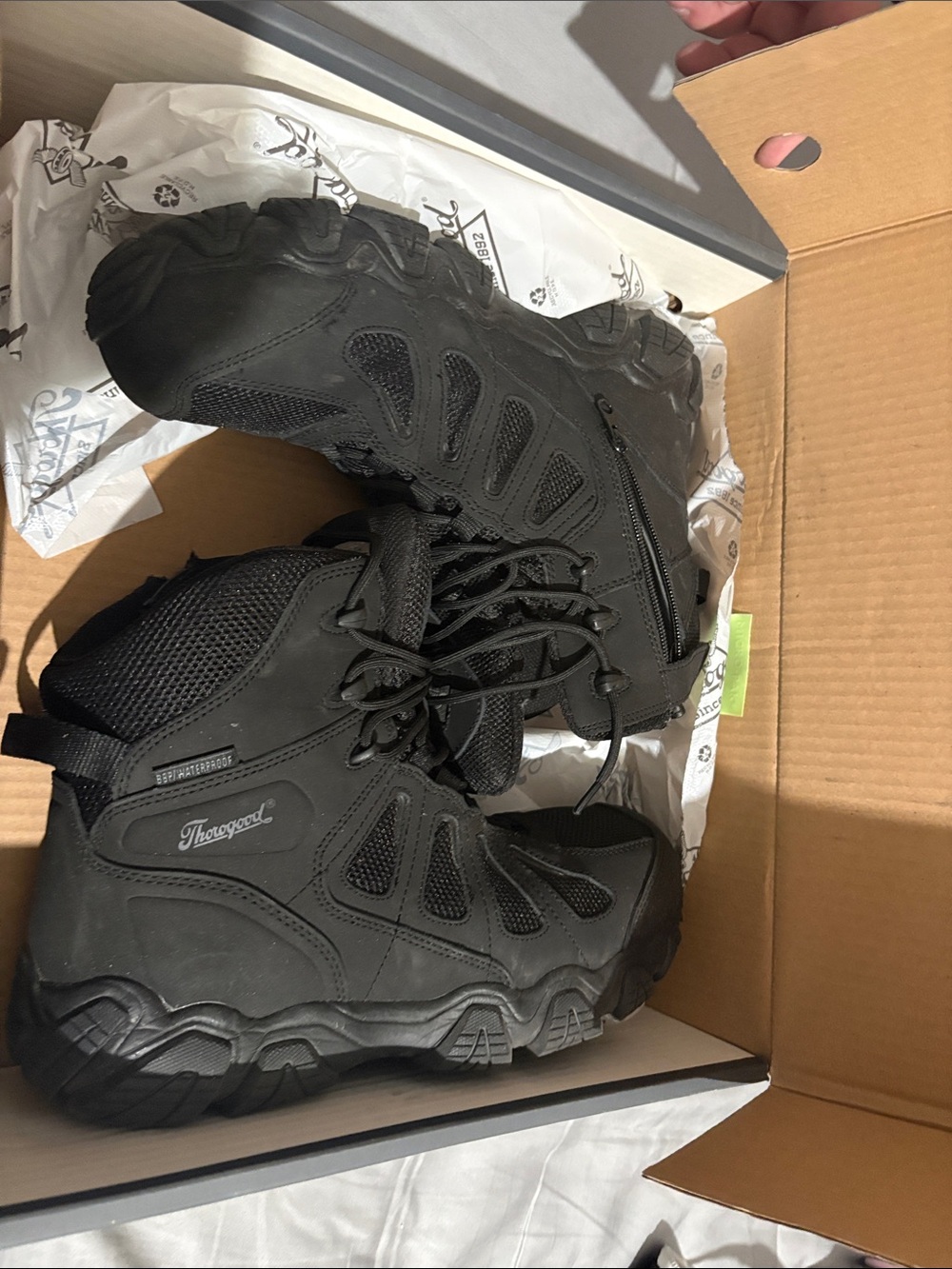 Thorogood Black Men's Tactical Work Boots